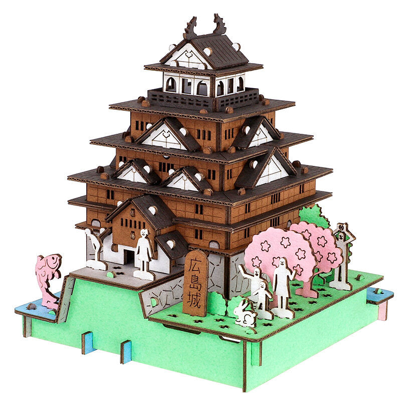 Maquette Miniature Japonaise - Château d’Hiroshima
