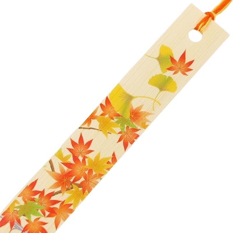 Marque-Page Japonais Feuilles d’Automne