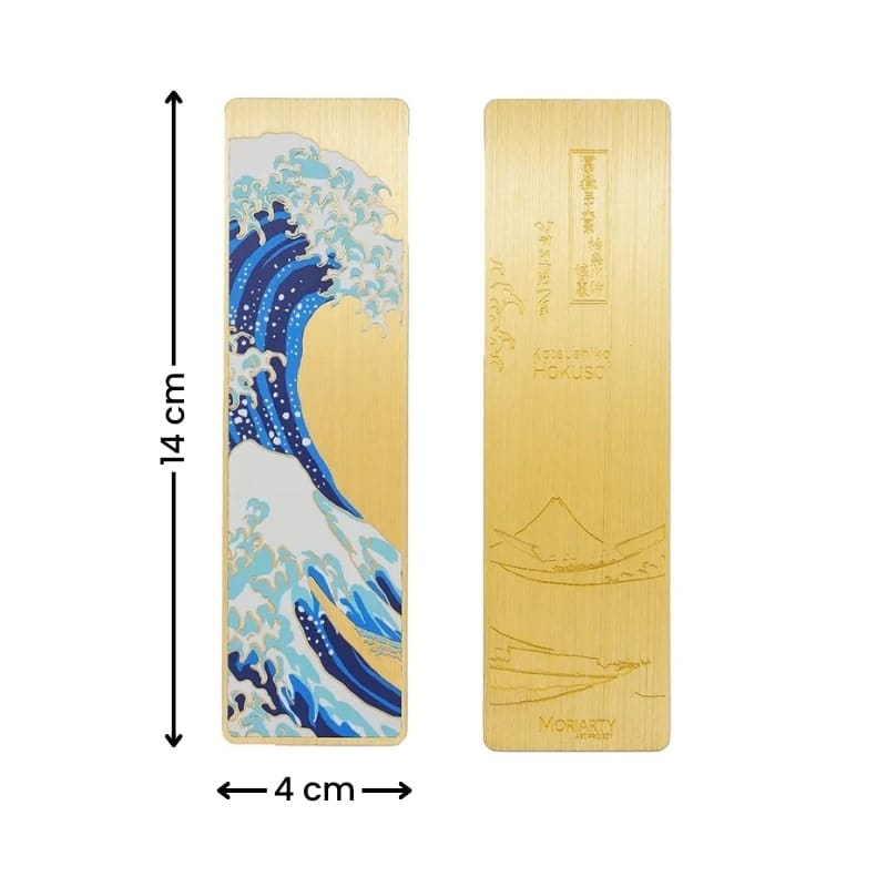 Marque-page Métal Grande Vague de Kanagawa