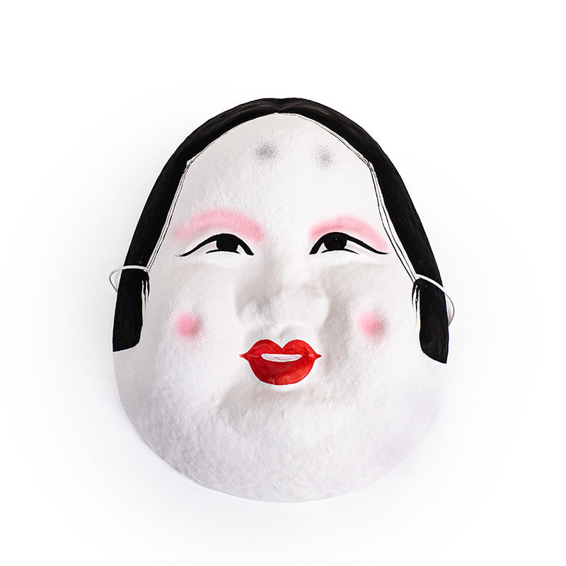 Masque Japonais Okame Papier Mâché