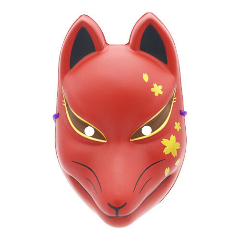 Masque Renard Kitsune Rouge