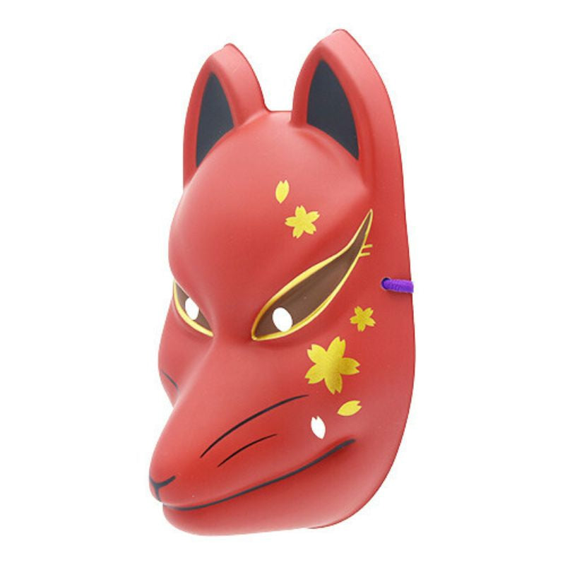 Masque Renard Kitsune Rouge