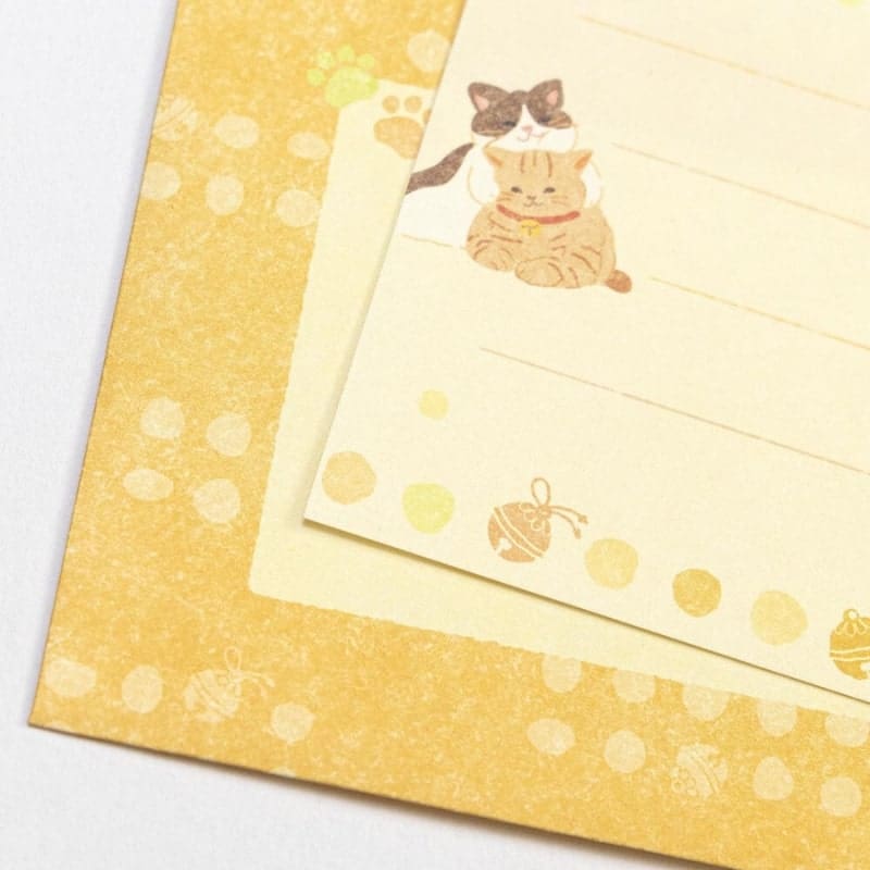Mini Papier à Lettre & Enveloppe Chat