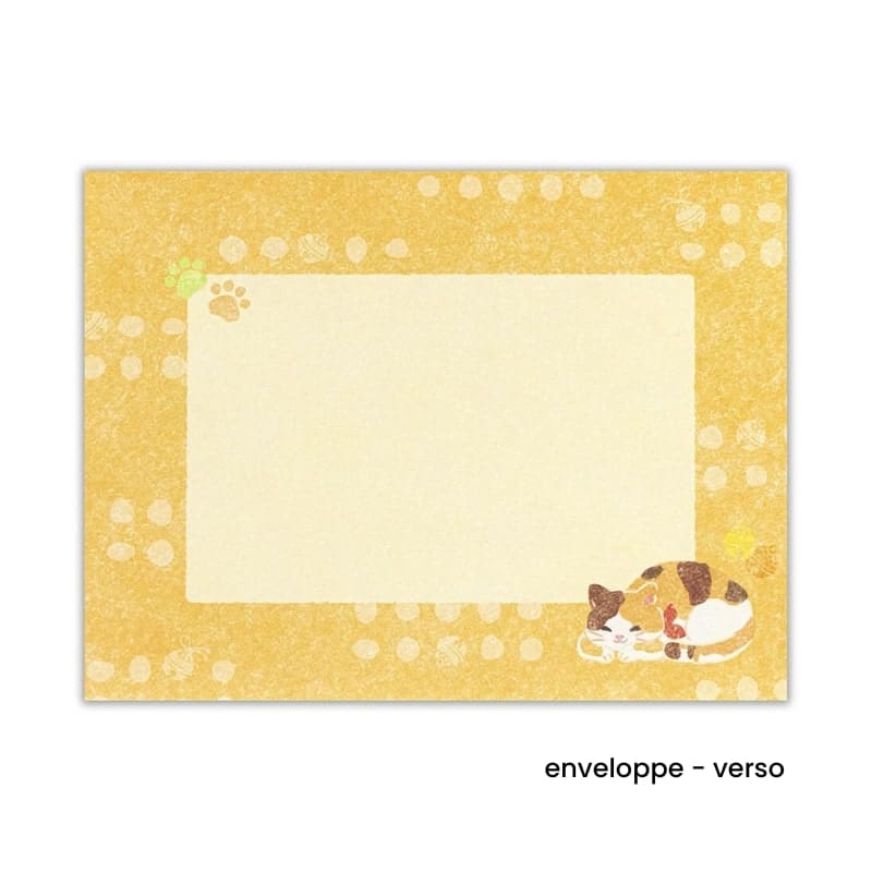 Mini Papier à Lettre & Enveloppe Chat