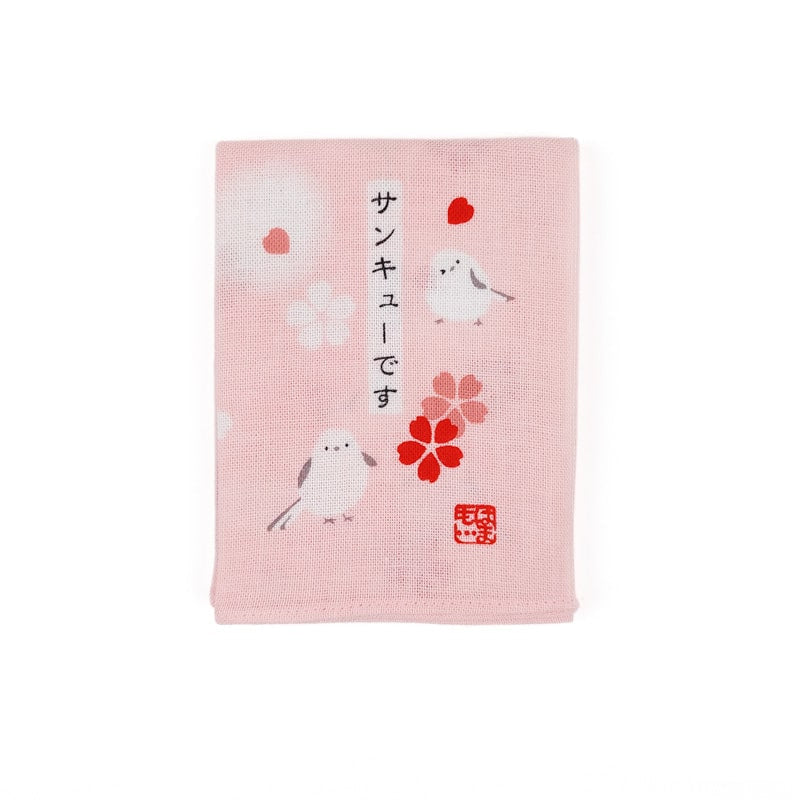 Mouchoir Tissu Japonais Oiseaux