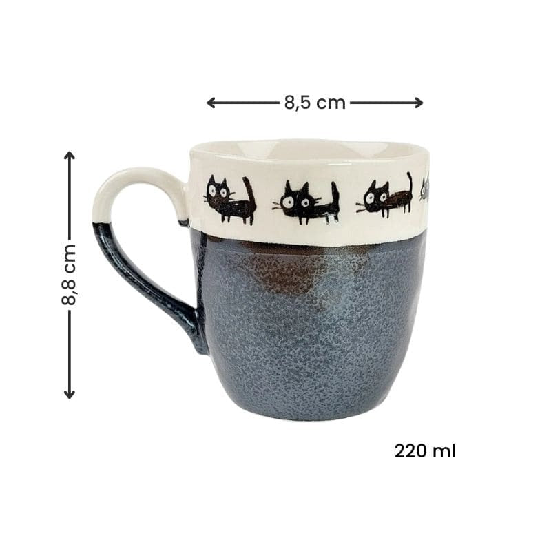 Mug Japonais Chat Noir