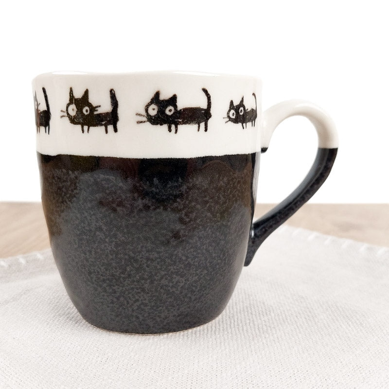 Mug Japonais Chat Noir