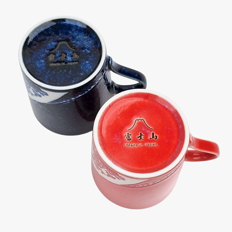 Mug Japonais Kanagawa Bleu