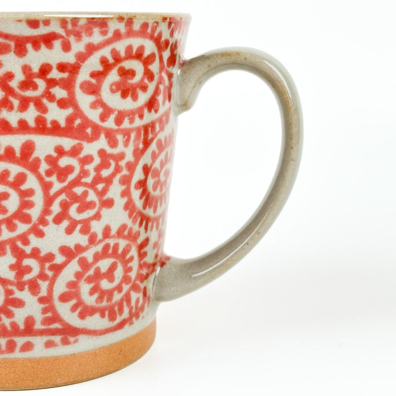 Mug Japonais Karakusa Rouge