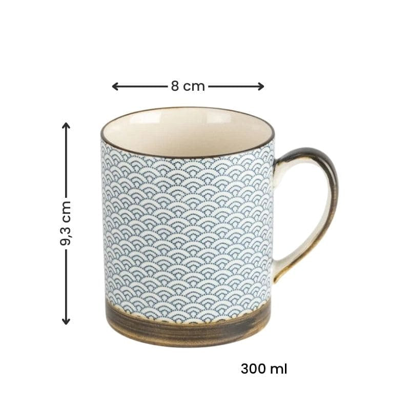 Mug Japonais Motif Seigaiha