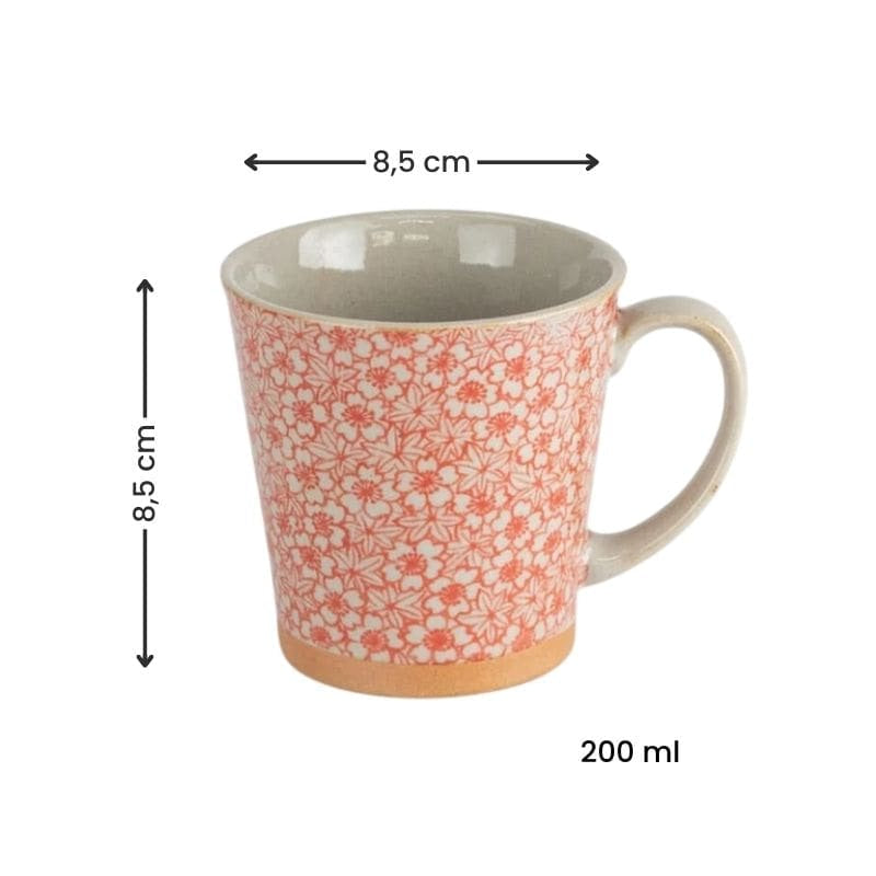 Mug Japonais Rouge Aki