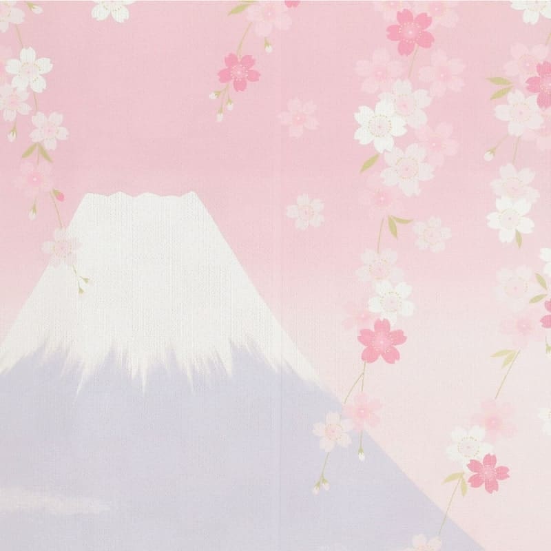 Noren Japonais Fuji Sakura - 85 x 150 cm