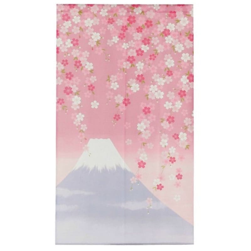 Noren Japonais Fuji Sakura - 85 x 150 cm