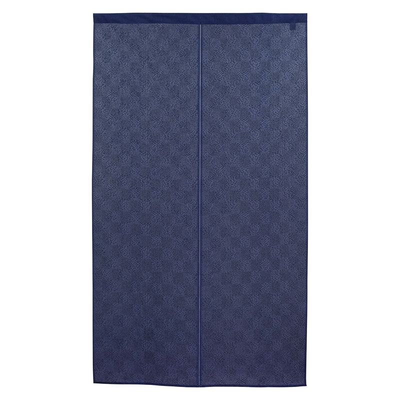 Noren Japonais Ichimatsu Bleu Nuit