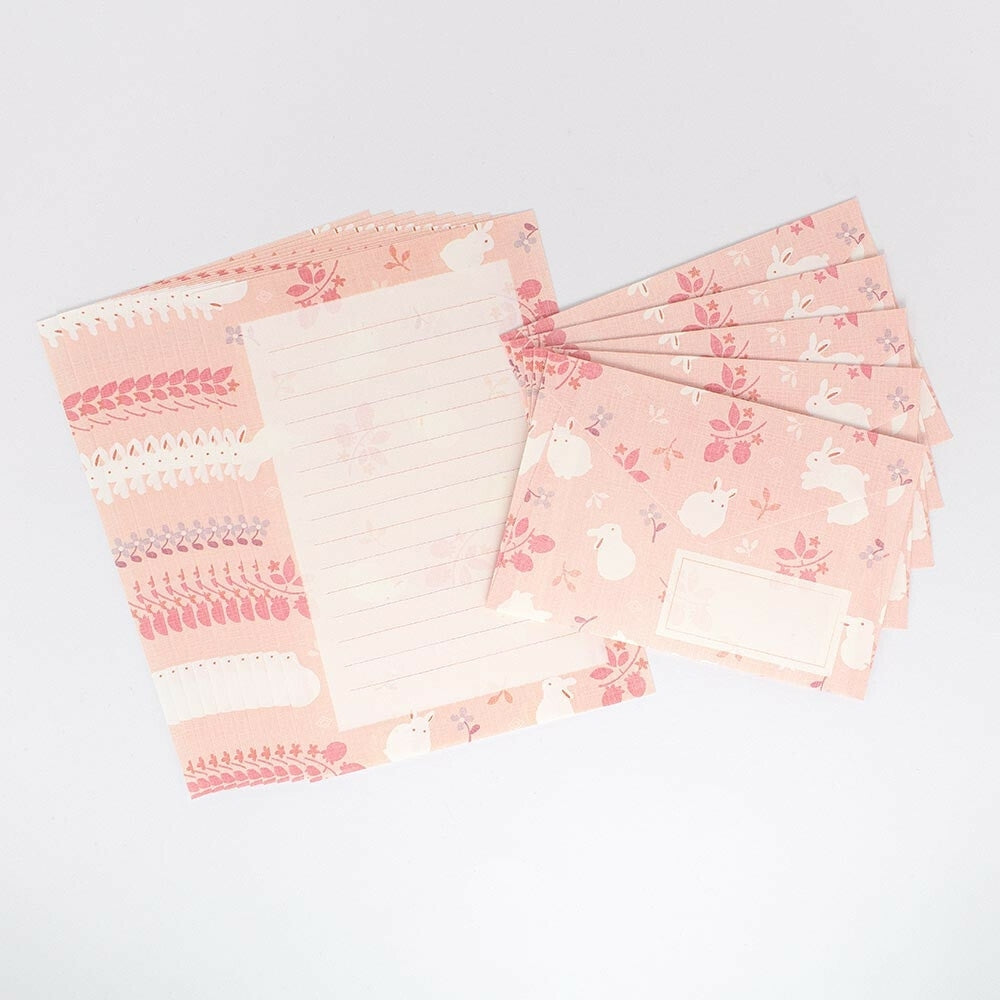 Papier à Lettre & Enveloppe Lapin