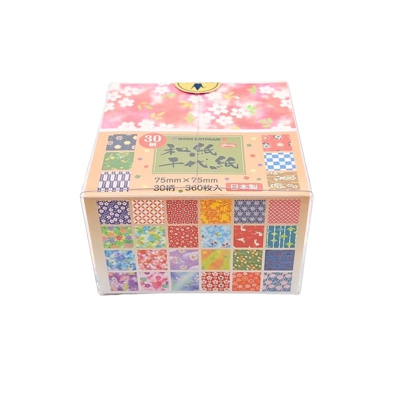 Papier Origami Japonais 30 Motifs 7,5x7,5 cm