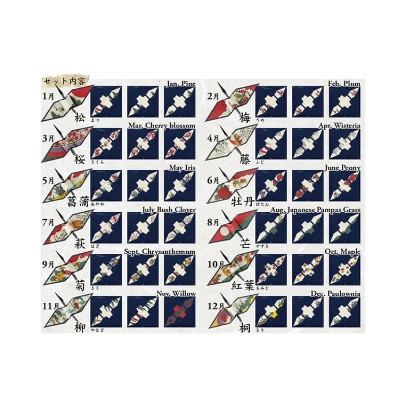 Papier Origami Pliage Grue Hanafuda