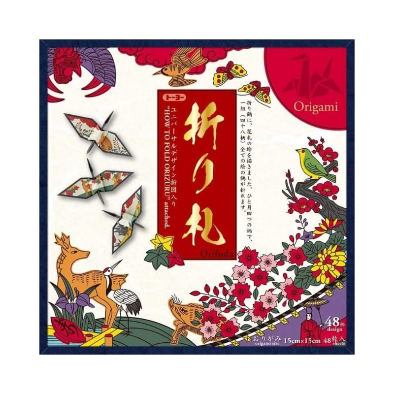 Papier Origami Pliage Grue Hanafuda