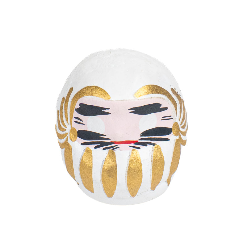 Petit Daruma Japonais 4 cm - Coloris multiples Blanc