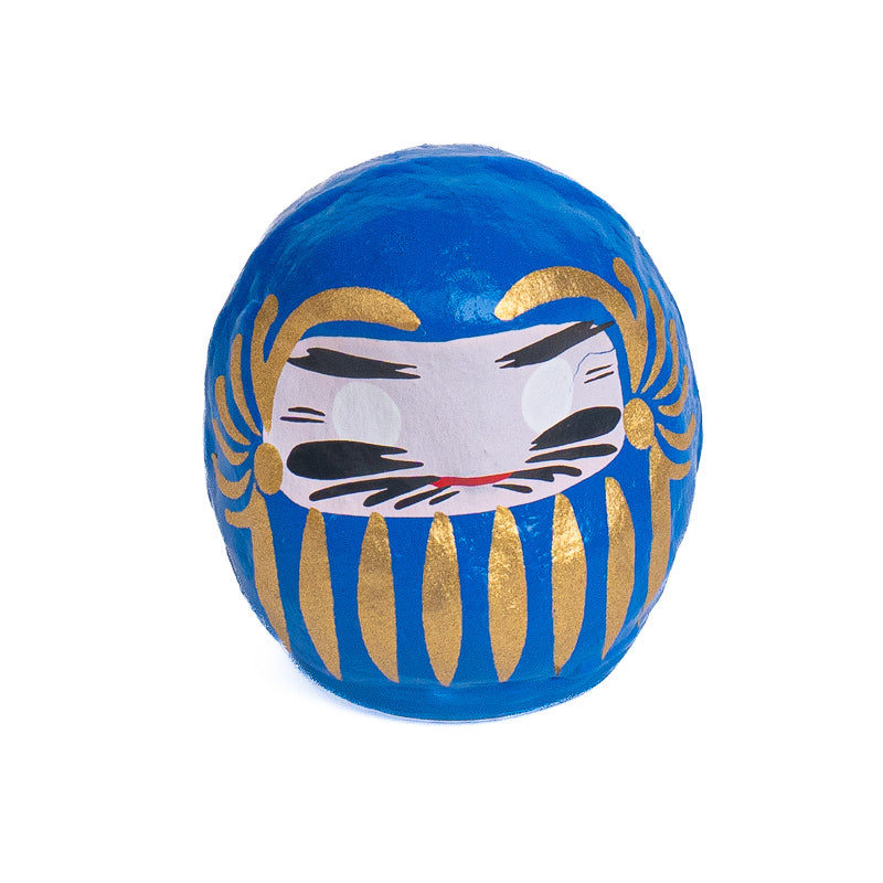 Petit Daruma Japonais 4 cm - Coloris multiples Bleu