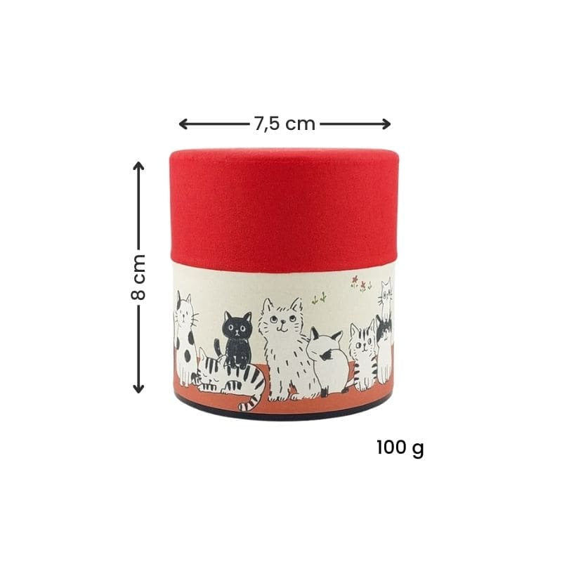 Petite Boîte à Thé Japonaise Cats
