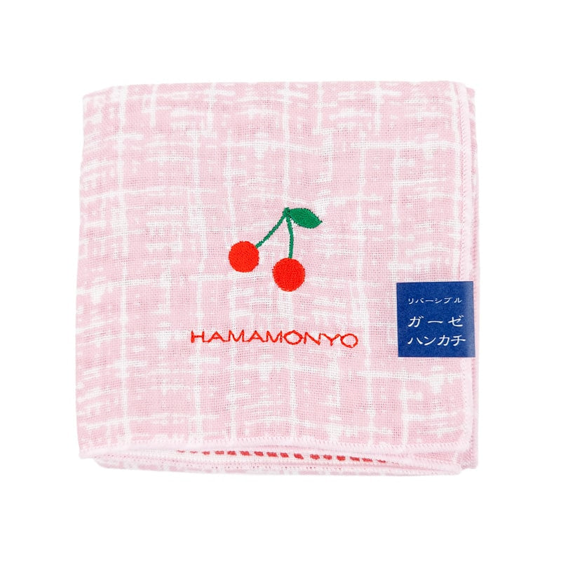 Petite Serviette Japonaise Cerise