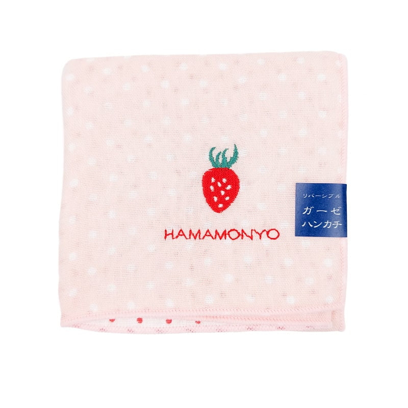 Petite Serviette Japonaise Fraise