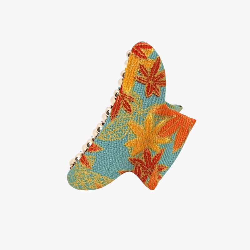 Pince à Cheveux Japonaise Tissu Momiji