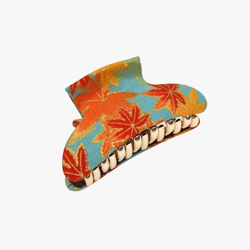 Pince à Cheveux Japonaise Tissu Momiji
