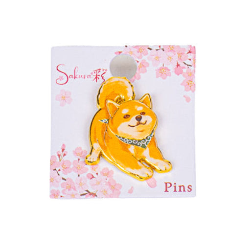 Pin’s Japonais en Métal Shiba-Inu
