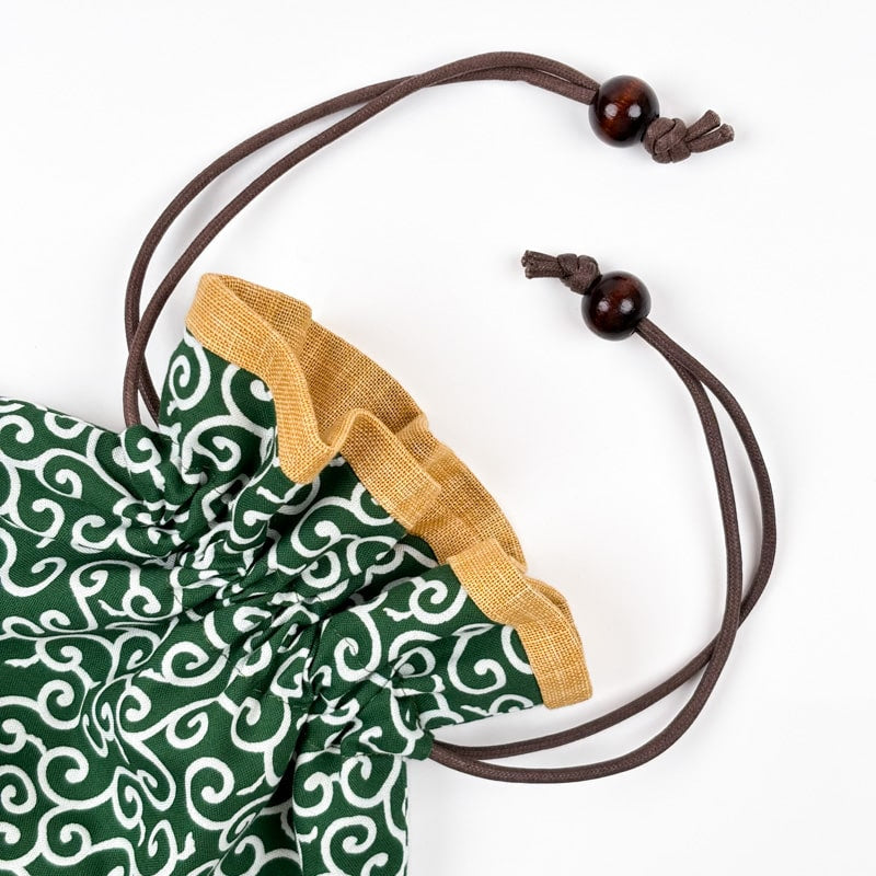 Pochette Tissu Japonais Karakusa