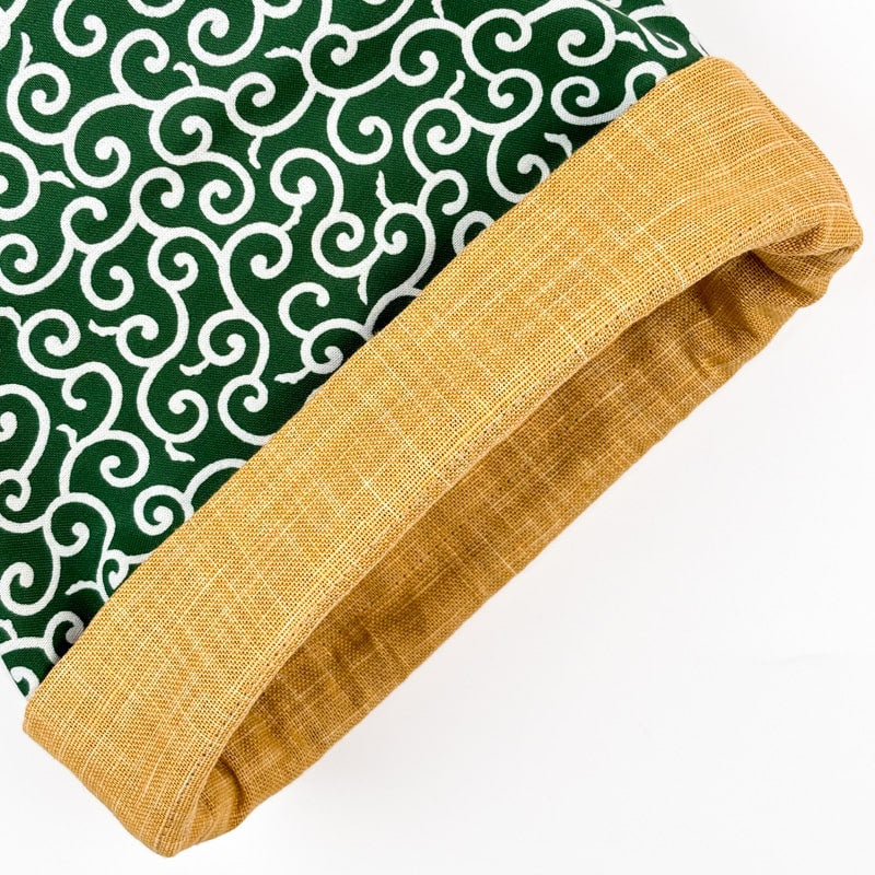 Pochette Tissu Japonais Karakusa