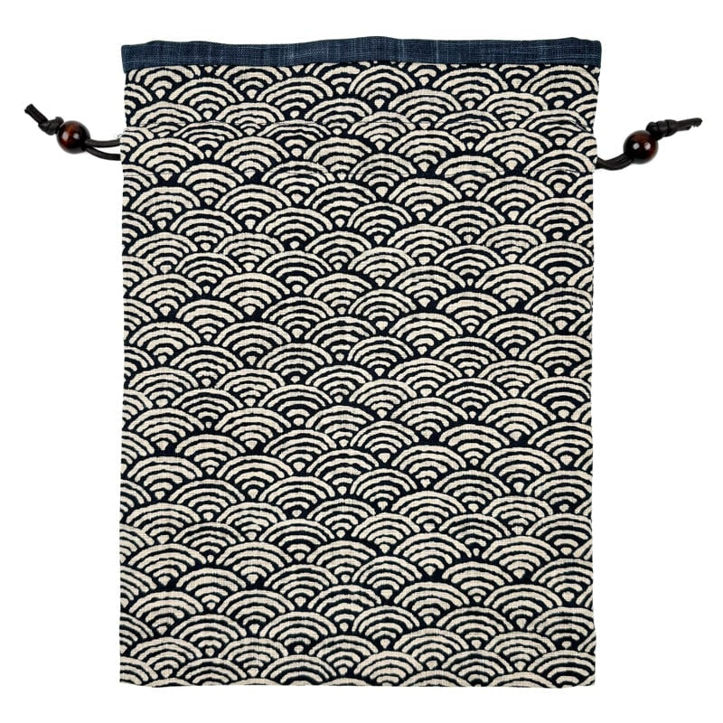 Pochette Tissu Japonais Seigaiha