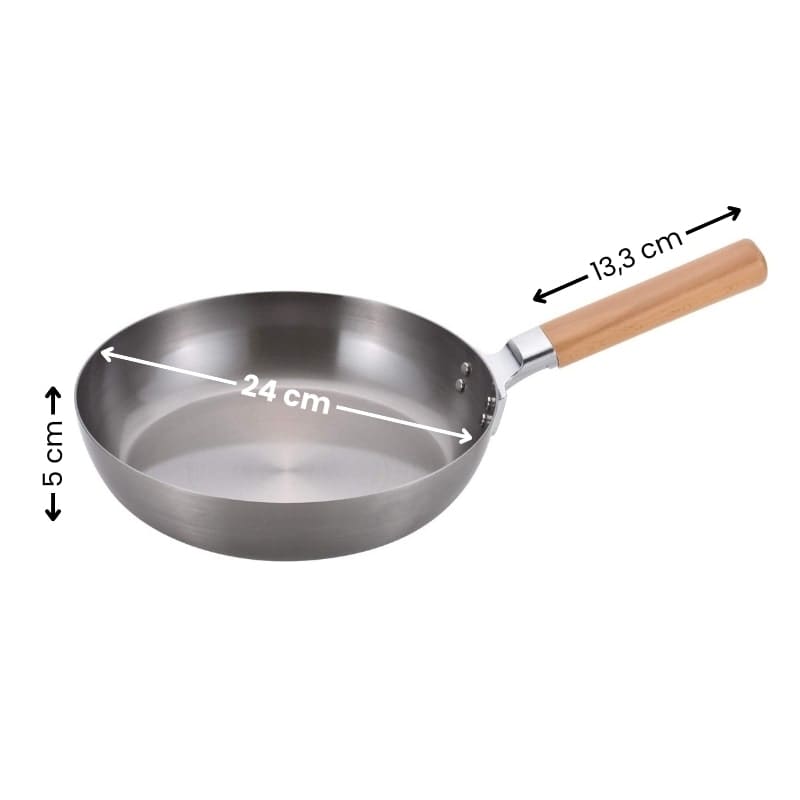 Poêle Japonaise en Fer - 24 cm