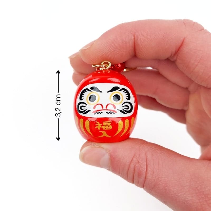 Porte-Clé Grand Daruma - Couleur au choix