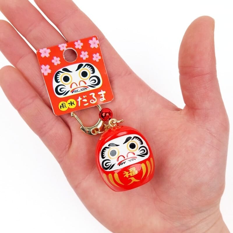Porte-Clé Grand Daruma - Couleur au choix