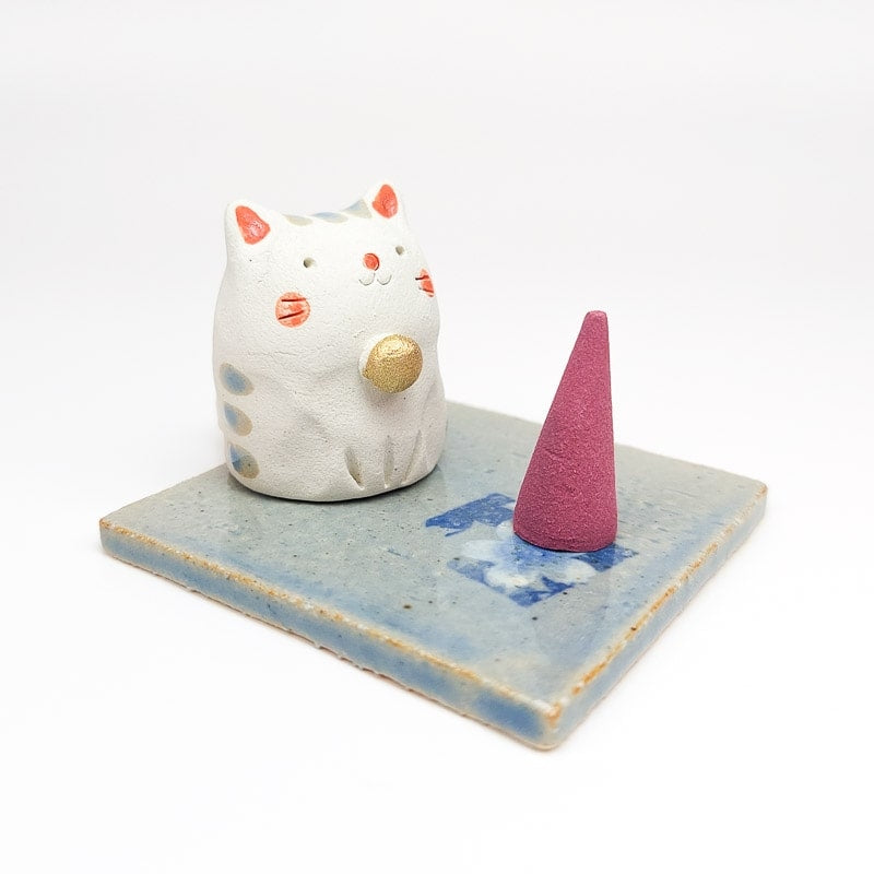 Porte-encens Japonais Chat