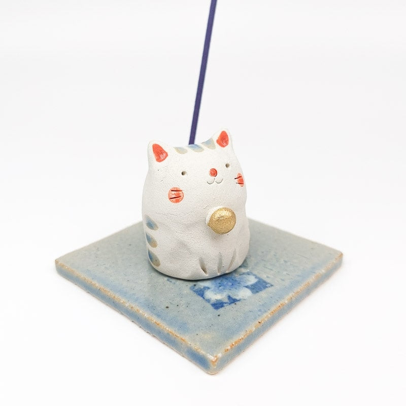 Porte-encens Japonais Chat