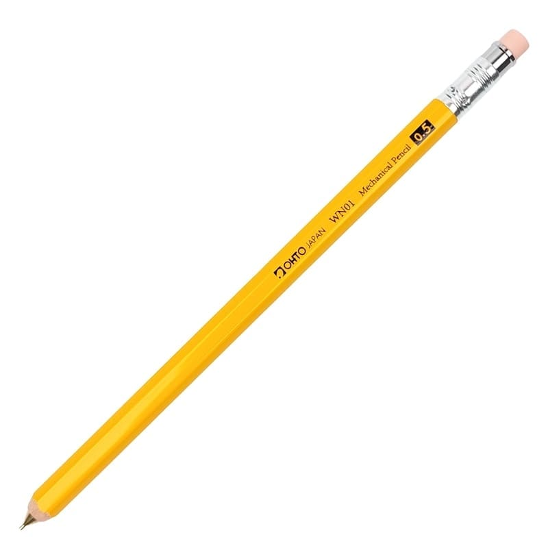Porte-mines OHTO en Bois 0.5 mm Jaune