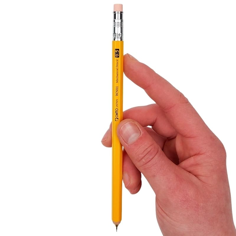 Porte-mines OHTO en Bois 0.5 mm Jaune