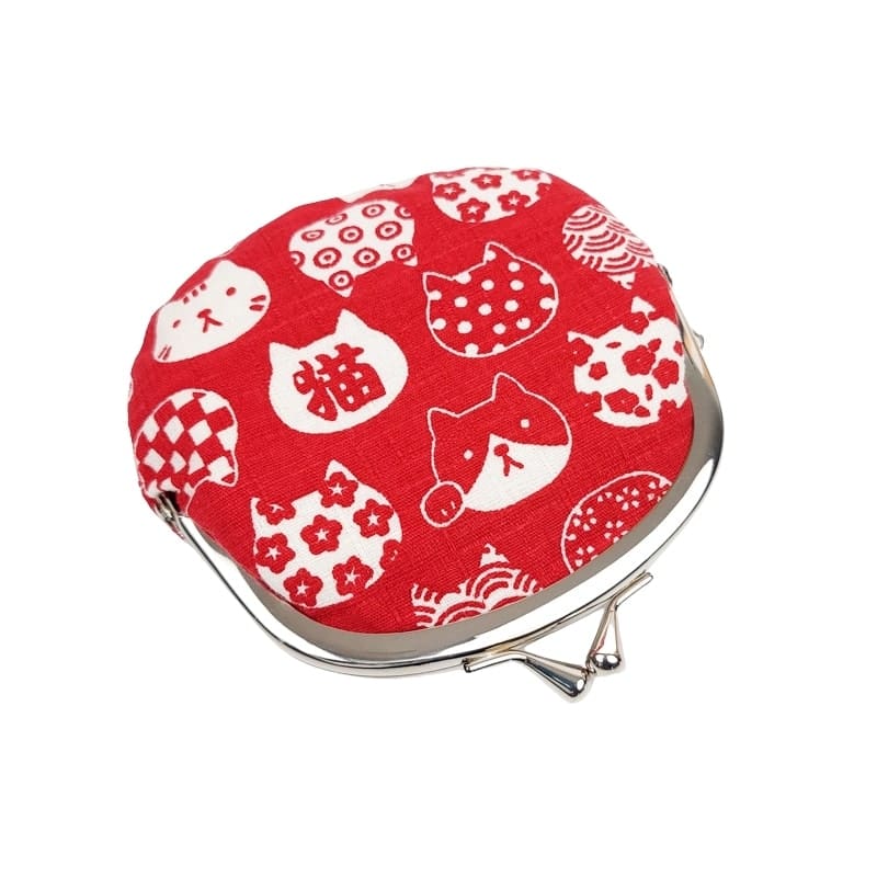 Porte-Monnaie Gamaguchi Neko Rouge