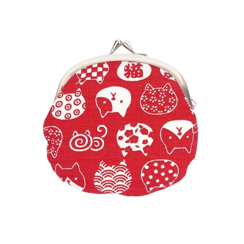 Porte-Monnaie Gamaguchi Neko Rouge