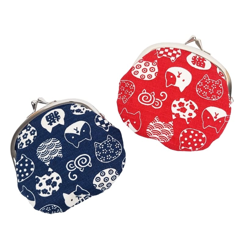 Porte-Monnaie Gamaguchi Neko Rouge