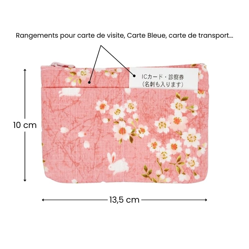 Porte-Monnaie Usagi Sakura Rose