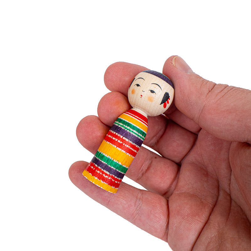 Poupée Japonaise Kokeshi Yajiro Tsukuritsuke - 6 cm