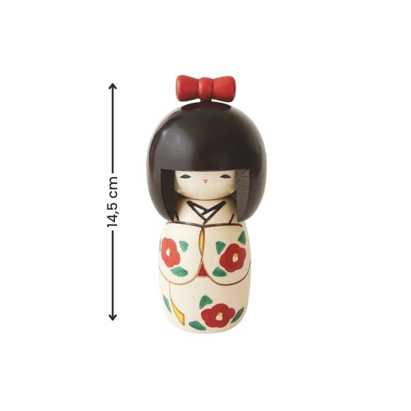Poupée Kokeshi Camélia