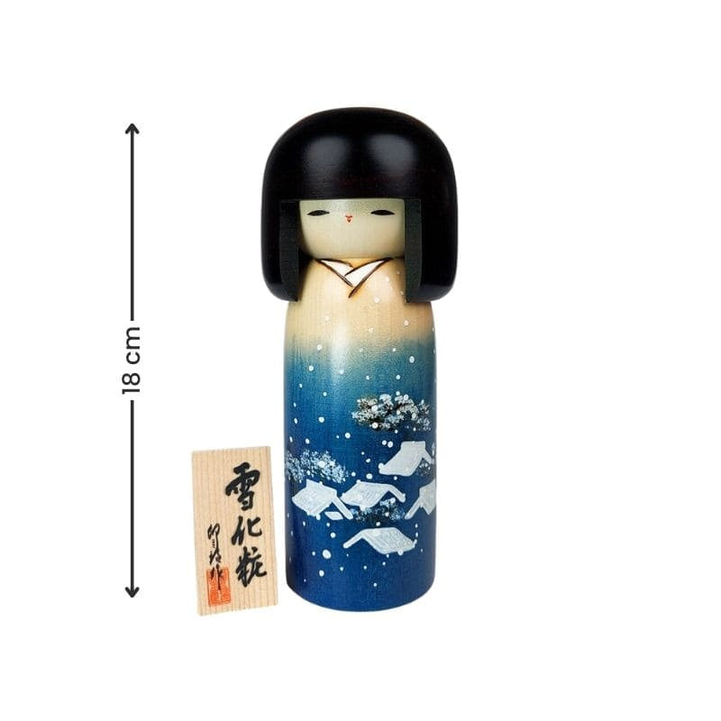 Poupée Kokeshi Hiver