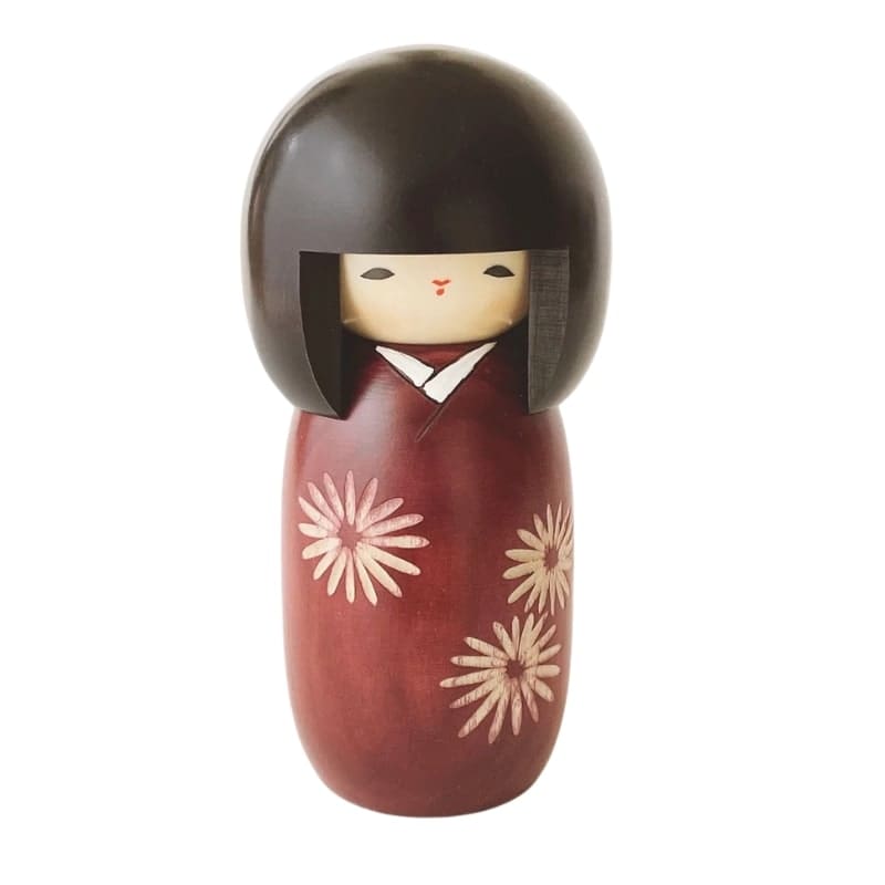 Kokeshi - Figurine - Un coffret de dix poupées Kokeshi japonaises Kokeshi - Figurine - Un coffret de dix poupées Kokeshi japonaises