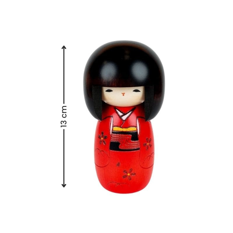 Poupée Kokeshi Rouge