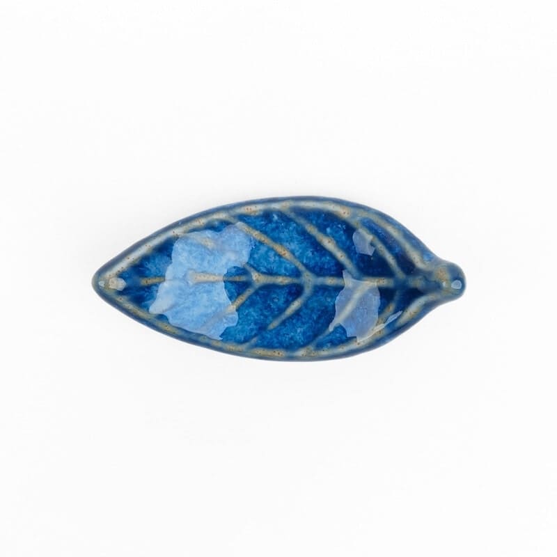 Repose-Baguettes Japonais Feuille Bleue